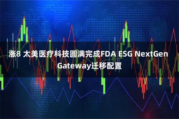 涨8 太美医疗科技圆满完成FDA ESG NextGen Gateway迁移配置